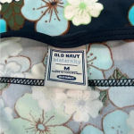 Old Navy  maternity tankini beautiful blue and green flower swim top Photo 3