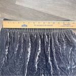Le Mont St Michel Velvet Mini Skirt with Pockets Size 6/38 Gray Photo 1