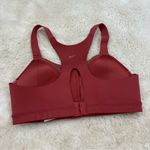 Nike Alpha Dri-Fit Front Zip Sports Bra Muted Red, L Photo 6