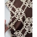 Trina Turk Women's Brown Patterned Silk Jersey Shift Dress Size 2 Business Photo 5