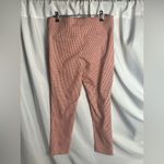 A New Day  Cropped Pants Women's 10 Orange Mid Rise Orange Gingham Side Zipper Photo 2