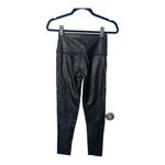 7 For All Mankind  SZ XS black leather leggings Photo 1