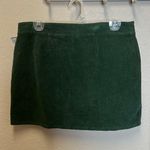 Tilly's NWT Tilly’s Green Corduroy Mini Skirt Photo 1