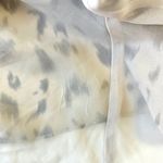 Aritzia Babaton Cream Silk Snow Leopard Dress Size S Photo 6
