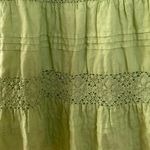 J.Jill  100% Linen Crochet Tiered Maxi Dress, EUC, Size Small Photo 2