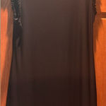 Annalee + Hope  Black Sleeveless Ruffle Short Dress Size XL Photo 0