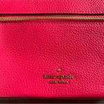 Kate Spade  Leila Convertible Wristlet Wallet Purse Pebble Leather Pink Clutch Photo 4