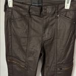 White House | Black Market  Brown High-Rise Skinny Pants Photo 3