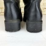 L.L.Bean Tall Winter Boots Womens 9 Black Leather Cinch Cuff Lined Y2K Gorpcore Photo 10