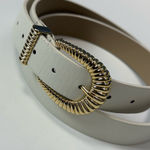 EXPRESS Cream and Gold Women's Belt Size XL Photo 0