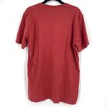 Bella Canvas  Fall‎ for Jesus He Never Leaves Graphic shirt Large Red religious Photo 1