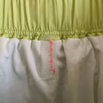 Free People Movement Neon Yellow Athletic Running Shorts Pleated Accents XS NWOT Photo 2