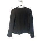 Jenni Kayne  Black Double Breasted One Button Lined Short Blazer Women Sz XS Photo 1