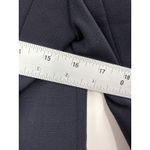 Theory  Women Lanai Navy Blue  Wool Blazer Jacket Collarless Open Front Size 0 Photo 5