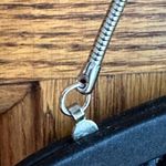 Vintage Evening Bag Admiral Classic Black Satin Silver Rose Hardware Prom PinUp Photo 9