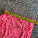 PINK - Victoria's Secret PINK Victoria’s Secret Crochet/Lace Cropped Tank Top Swim Coverup Photo 8