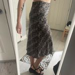 Urban Outfitters  Skirt Women Medium UO Snakeskin Midi A-Line Photo 4