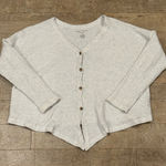 American Eagle  Sexy and Soft Button Down Sweater Size Large Photo 0