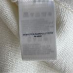 Lands' End Lands’ End Knit Sweater Blazer White Women’s Size M 10-12 Casual Neutral Cotton Photo 7