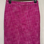 Banana Republic Barbie Pink Tweed Pencil Skirt Photo 0