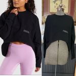 Gymshark  Ori Sweater Black Cropped Sweatshirt - Sz XS 🧡🎀 Photo 1
