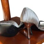 Nine West open toe NW Jellzey satin party/evening shoes Photo 7