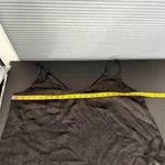 New Look Curves Black Floral Satin Sleeveless V-Neck Blouse Women's Size 18 Photo 9