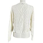 525 America Vintage 90s  Cable Knit Sweater in Ivory Natural Size Medium Large Photo 1
