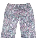 Talbots  Paisley Print Perfect Crop Pants Plus Size 18W Photo 5