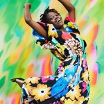 Christopher John Rogers x Target Floral Puff Sleeve High Low Dress Photo 0