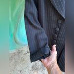 Beautiful Long Jacket Vintage 80s by R & D Dress LTD. Size 16T Black Photo 6