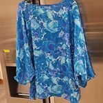 Vivienne Westwood 💕💕 Chiffon Batwing Blousson Sleeve Blouse ~ Abstract Floral Photo 1