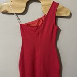 Lulus Good Times Only Hot Pink One Shoulder Maxi Dress Size Medium NWT Photo 3