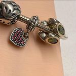 Pandora Silver and Blue Charm Bracelet Photo 4