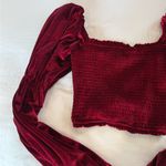Tularosa  Revolve Trinity Smocked Velvet Top Photo 2