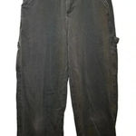 Garage  faded black/grey carpenter full leg pant Photo 0