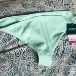 Roxy Mind Of Freedom Mint Green Ribbed Mini Bikini Bottom L Photo 0