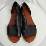 1. State  Sandals Women’s Size 6.5 Black Celvin Leather D'Orsay Flat Open Toe Photo 5