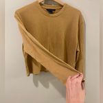 French Connection Women's Tommy Rib Long Sleeve Crop Top - Size Large Photo 1