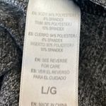 Reebok Gray Mesh Long Sleeve Activewear Sports Hooded Hoodie Sweatshirt Top Sz L Photo 2