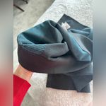 Fabletics  teal/turquoise and dark gray mid rise athletic leggings, size Medium Photo 6