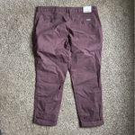 Eddie Bauer NWT Women's Stretch Legend Wash Pants Boyfriend Mid Rise Casual Purple 16 Photo 6