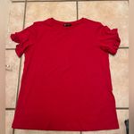 PRETTYGARDEN Womens  red ruffle shirt Photo 0