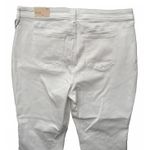 NYDJ NEW Marilyn Ankle Jeans Size 18W White Cuffed Lift X Tuck Straight Denim Photo 4