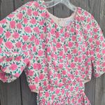 TCEC  Floral Pink and Green Dress Photo 2