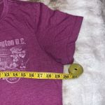 Hard Rock Cafe Women’s Graphic T-Shirt Top Medium Pink Cotton Washington DC Photo 1