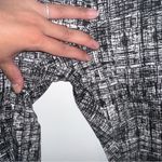 Hot Kiss  women’s black/white Capri bell bottom stretchy pants Large Photo 9