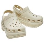 Crocs Bone Cream Mega Crush Clogs size Women's 8 Men's 6 Unisex NEW Tags Photo 0