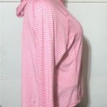 MTA Sport  3X women’s pink and white stripped long sleeve hoodie tee Photo 1