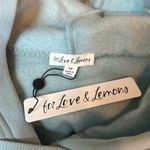 For Love & Lemons  Leisure Blue Oversized Hoodie Size XS NWT Photo 5